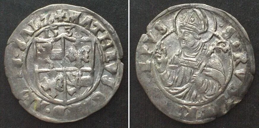 1533 SALZBURG 2 Kreuzer 1533, MATTHÄUS LANG VON WELLENBURG, silver UNC!!!