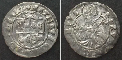 1533 SALZBURG 2 Kreuzer 1533, MATTHÄUS LANG VON WELLENBURG, silver UNC!!!