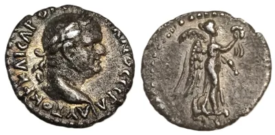 Vespasian. AR Hemidrachm. 69-79 AD. Caesarea-Eusebia. Cappadocia.