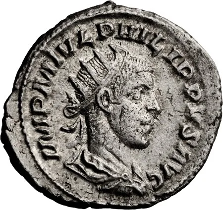 Philip II as Augustus. Antoninianus