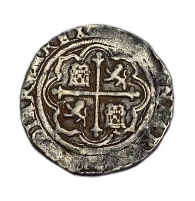 MEXICO, Mexico City, cob 2 reales, Philip II, assayer O ,* TOP QUALITY *