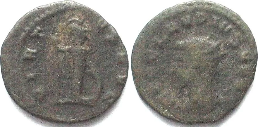 270 CLAUDIUS II Gothicus (268-270 AD). AE Antoninianus, 270, Antioch mint, 3rd issue VF