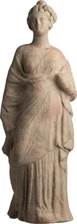 Hellenistic Terracotta Tanagra Figure