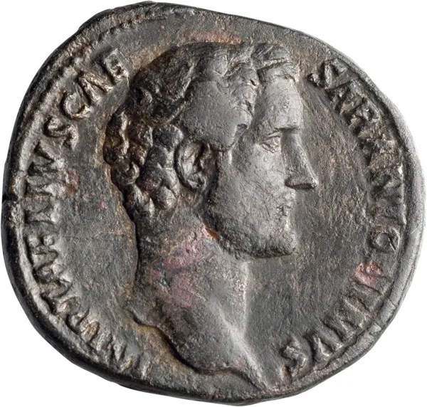 Antoninus Pius as Caesar. Sestertius