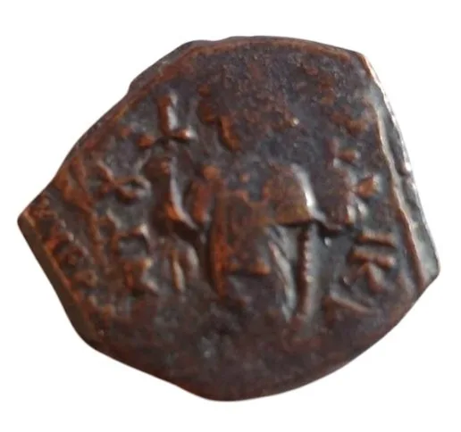 Constans II. AE 24.9mm 5.49gm struck 642-648 Follis Constantinople