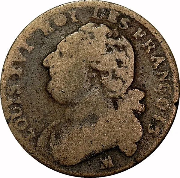 France, 1793, MA, 12 Deniers, VG/F
