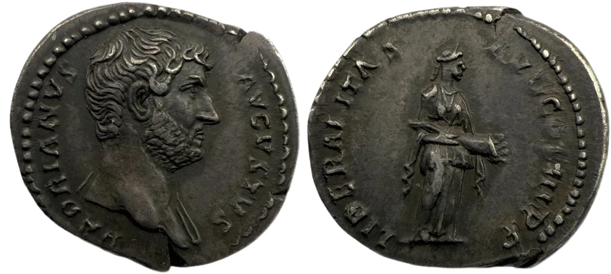 Hadrian Denarius - Fine Style/Cabinet tone