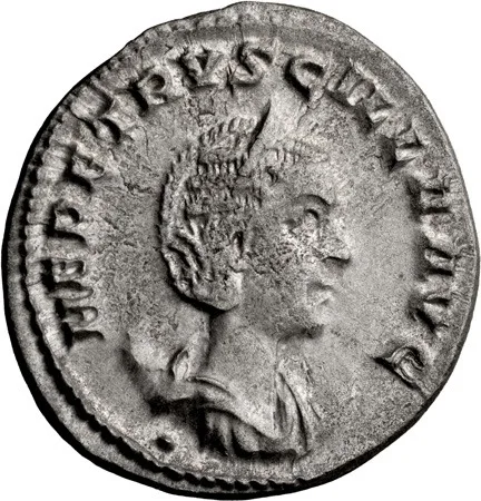 Herennia Etruscilla. AE 11 "Antoninianus"