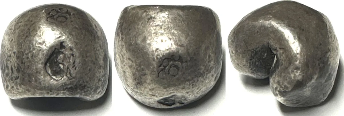1851-1868 THAILAND 1 Baht, RAMA IV (1851-1868), Mongkut, Pot Duang Bullet Coin, silver, VF