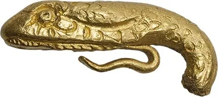 Greek Gold Cobra Head