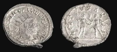 Roman Gallienus, 253-268 AD (Struck 255–256 AD) BI 22mm 3.80gm antoninianus (Double Denarius) Samosata Mint, VF