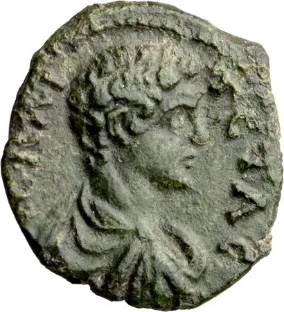 Geta as Caesar. AE 16