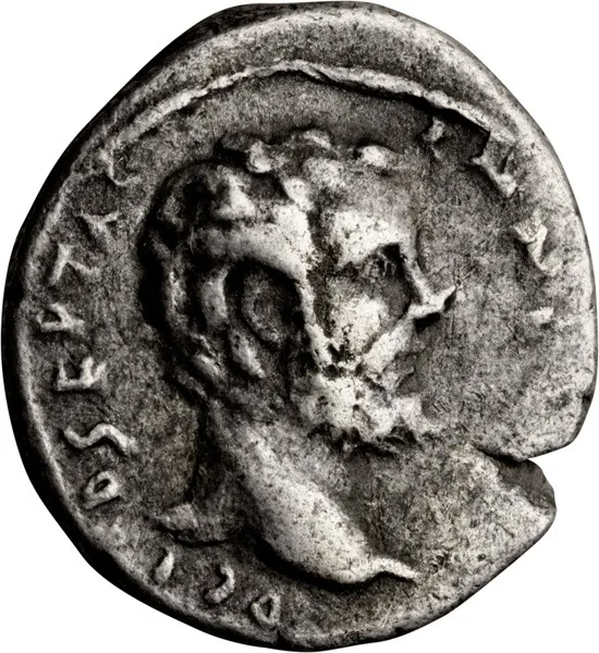 Clodius Albinus as Caesar. Denarius