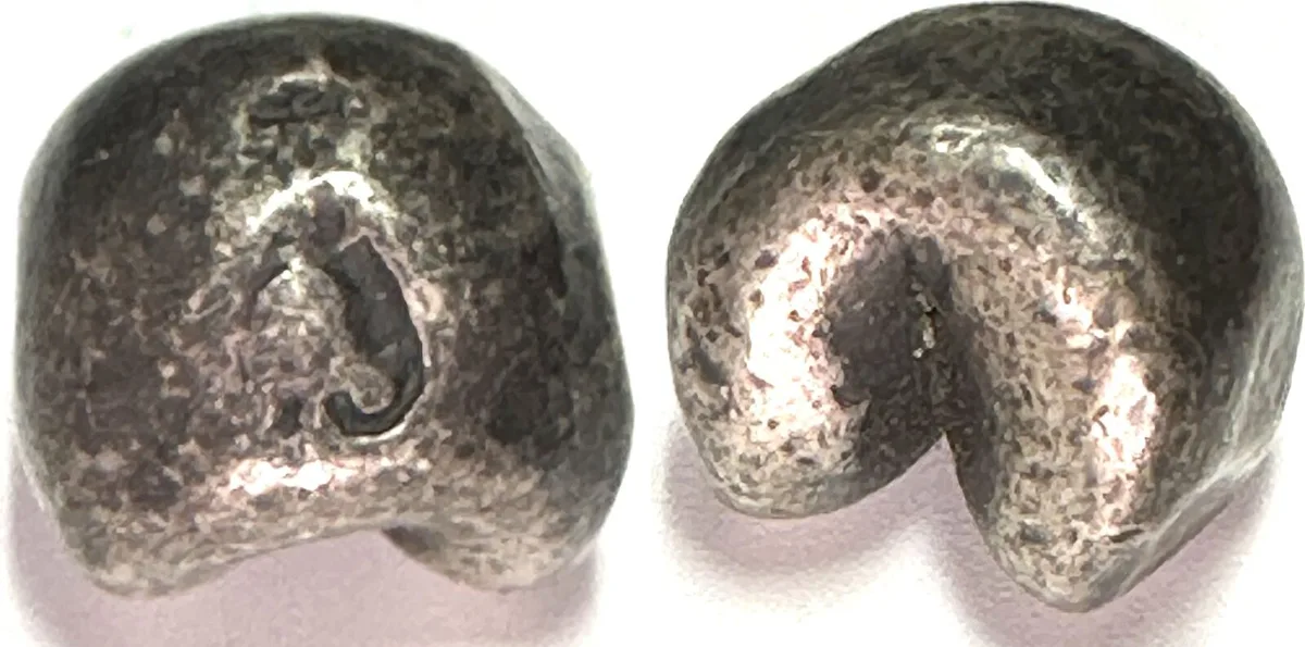 1851-1868 THAILAND 1 Baht, RAMA IV (1851-1868), Mongkut, Pot Duang Bullet Coin, silver, VF