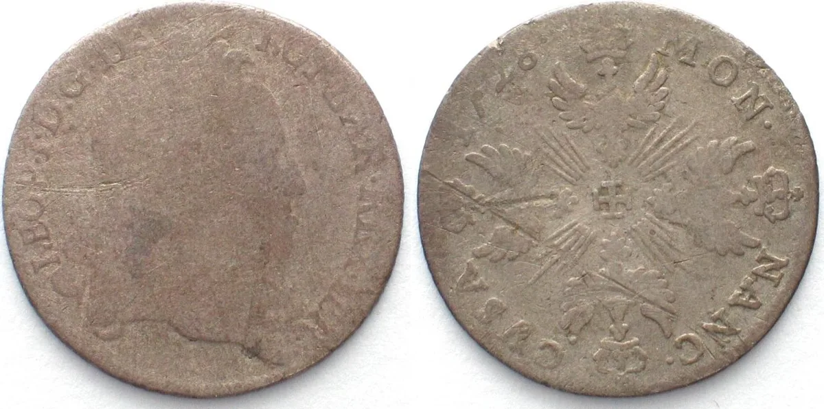 1728 LORRAINE Masson de 12 sous 6 deniers 1728 LEOPOLD I billon F/aVF F/VF-