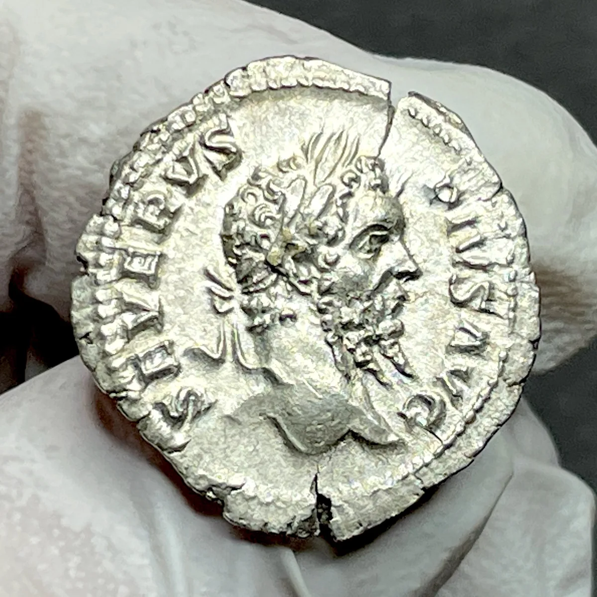 Roman Empire Septimius Severus Denarius Rome 209AD RIC 228 AU-UNC