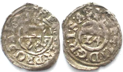 1620 BRUNSWICK-WOLFENBUTTEL 1/24 Thaler 1620 FRIEDRICH ULRICH silver XF EF