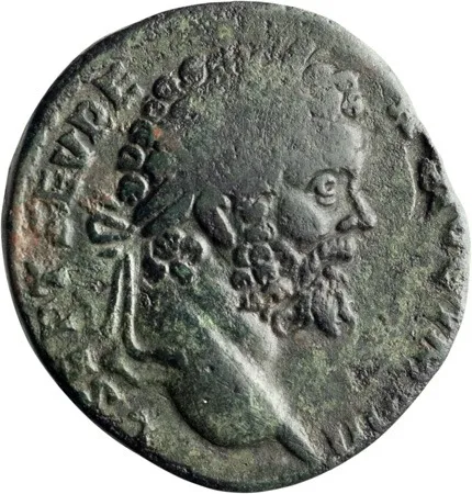 Irregular Copy of Septimius Severus Sestertius.