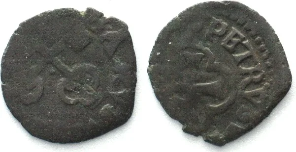 1623-1644 Papal States AVIGNON Patard ND, URBAN VIII 1623-1644, billon VF