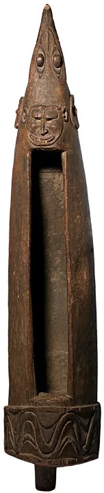 New Guinean Sepik River Wooden Drum