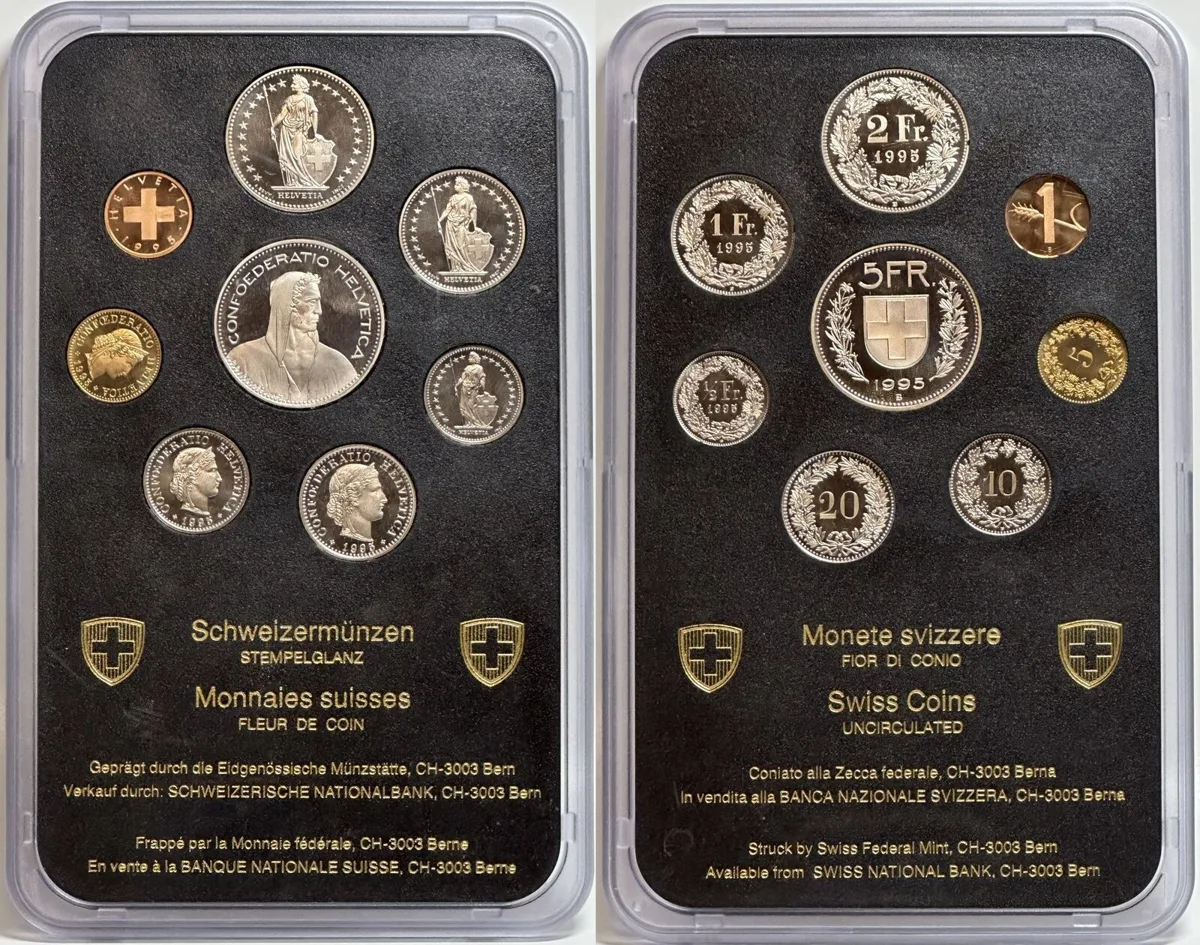 1995 SWITZERLAND 1995 MINT SET BU