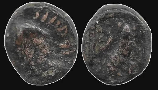 Justin I, 518-527 AD, AE12mm 2gm Pentanummium, Antioch