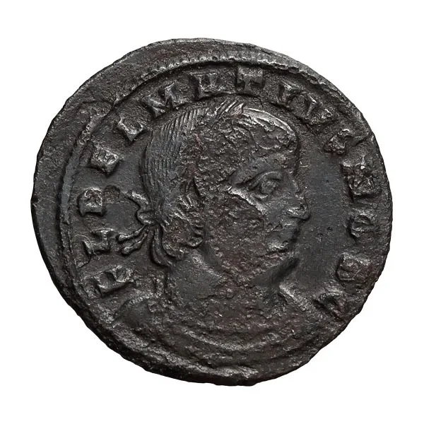 Delmatius as Caesar. AE 3, Reduced Follis