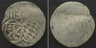 1541 SALZBURG Zweier 1541, ERNST of BAVARIA silver VF