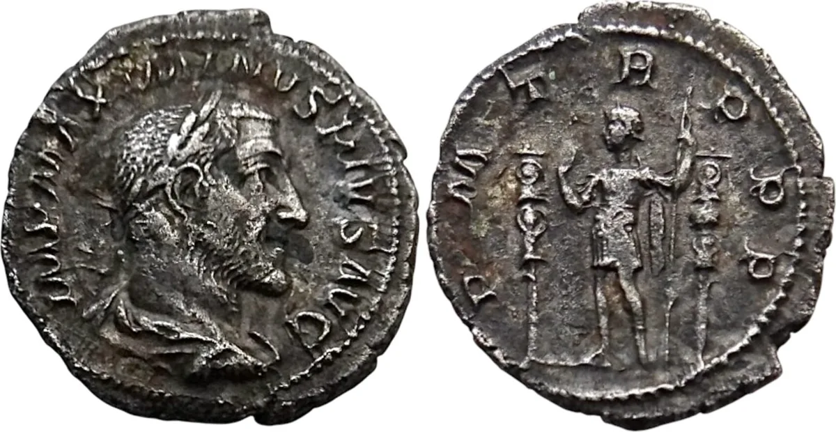 The Roman Imperial. Maximinus I Thrax, AD 235-238. AR Denarius (3.02 g). Rome.