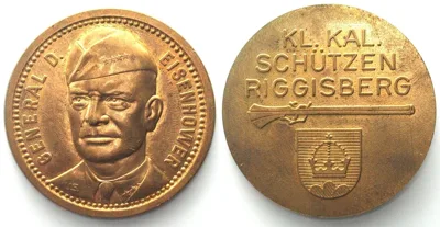 1960 Bern RIGGISBERG Small Caliber Shooting ND (ca. 1960) GENERAL D. EISENHOWER UNC