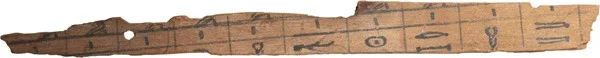 Egyptian Cedar Coffin Text Panel