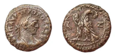 Potin Tetradrachm - Probus - Alexandria - Eagle Reverse