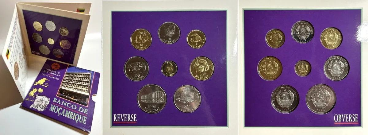 1994 MOZAMBIQUE 1994 BU MINT SET BU