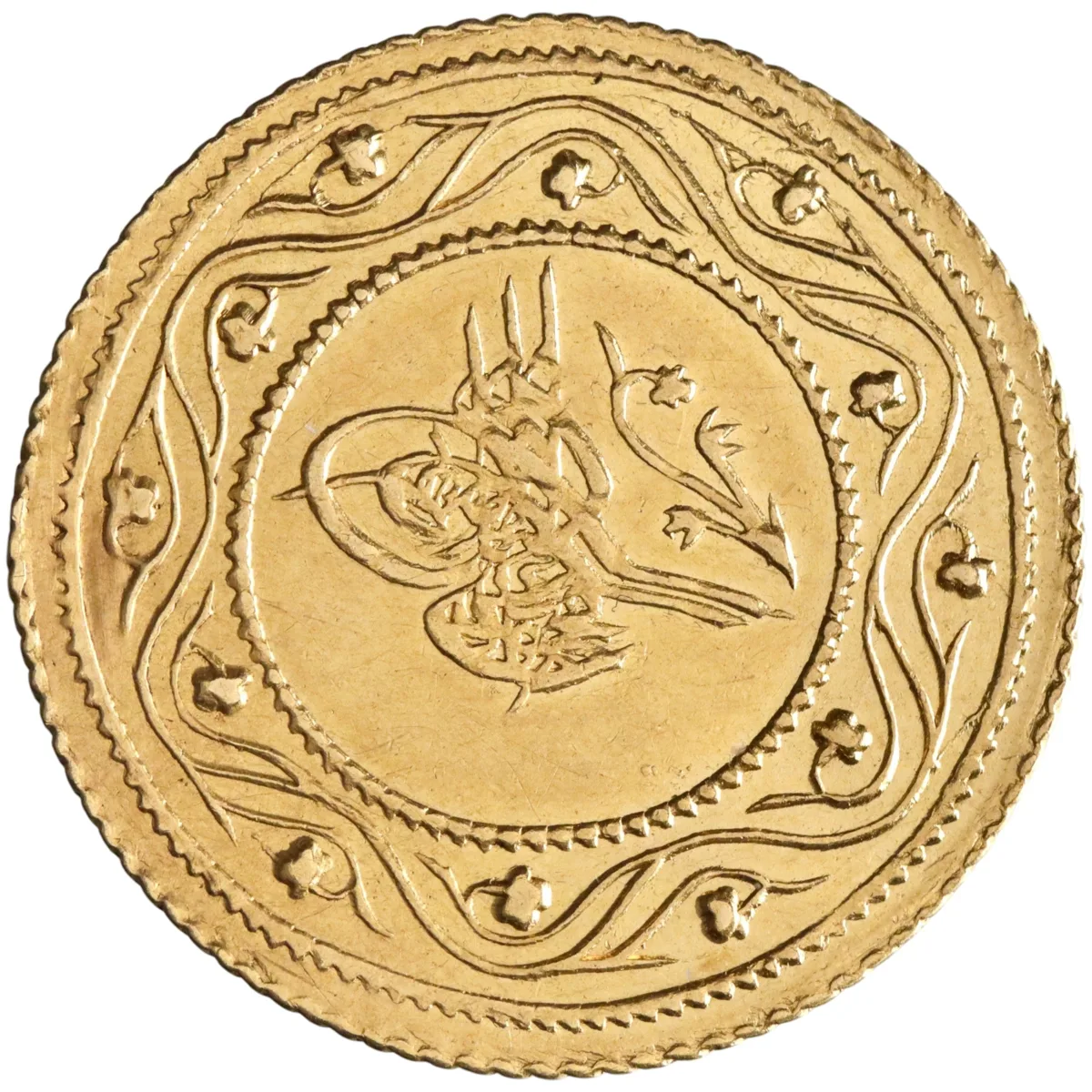 Ottoman: Mahmud II (1808-1839), gold 2 rumi altin (4.75g), Qustantiniya (Constantinople) mint, AH 1223 (1808 CE), regnal year 10.