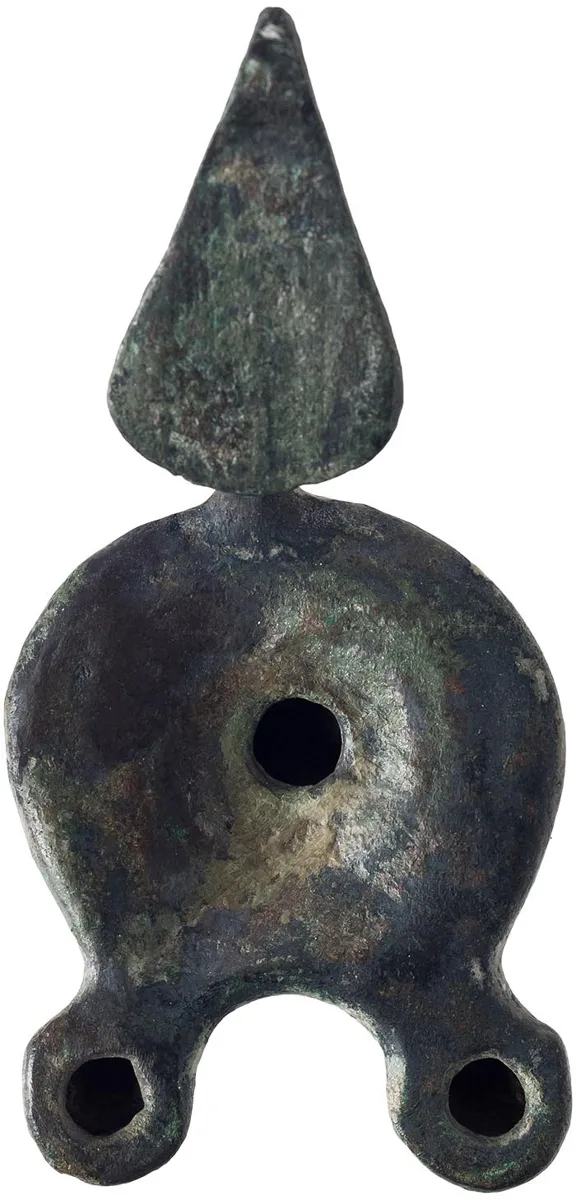 Roman Bronze Oil Lamp