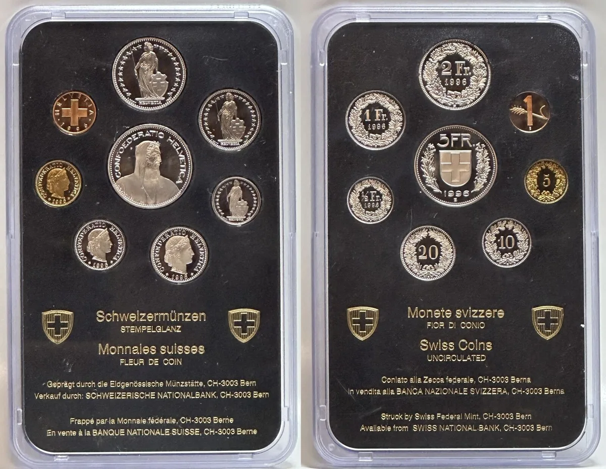1996 SWITZERLAND 1996 MINT SET BU