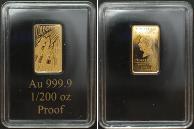 2024 SOLOMON ISLANDS. 10 Dollars 2024 Cath. Church o. St. Peter COLOGNE gold 1/200 oz Proof