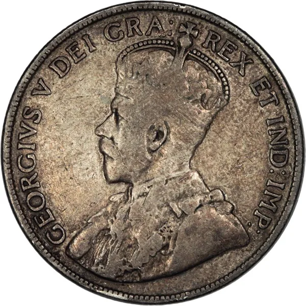Canada, 1918, 50 Cents, F