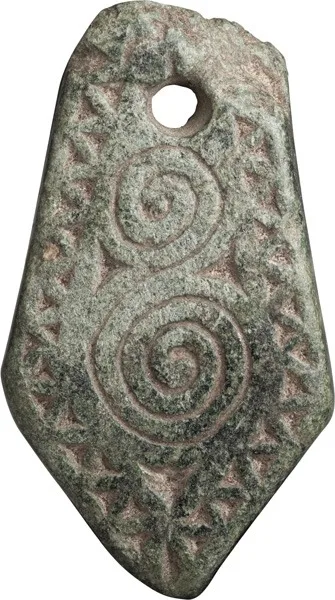 Greek Cycladic or Early Minoan Serpentine Pendant Weight