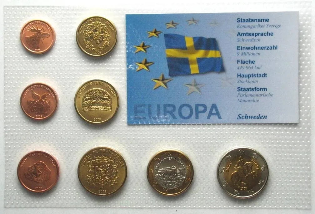 2006 SWEDEN Euro Pattern set 2006 ESSAI - PATTERN - PROBE BU