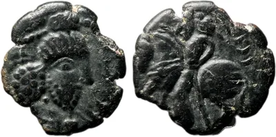 Sasanian Vassal: Ardashir Mervshah AE pashiz, 1.99 grams, Rare