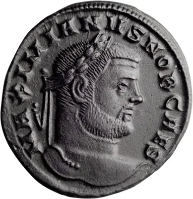 Galerius as Caesar. Follis