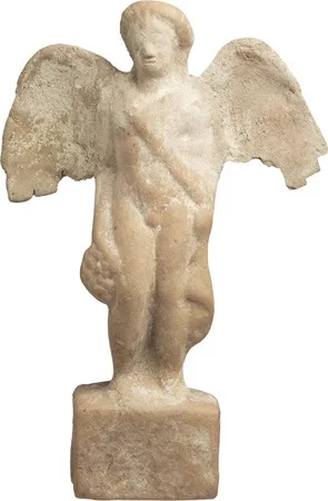 Greek Terracotta Statuette of Eros
