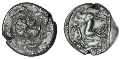 Sicily Syracuse Deinomenid Tetradrachm 475 - 470 BC Randazzo Hoard