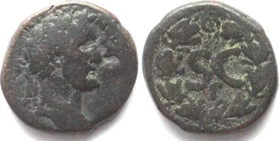 138–161 ANTONINUS PIUS (138–161). AE 24mm, Syria, Antiochia, aVF VF-