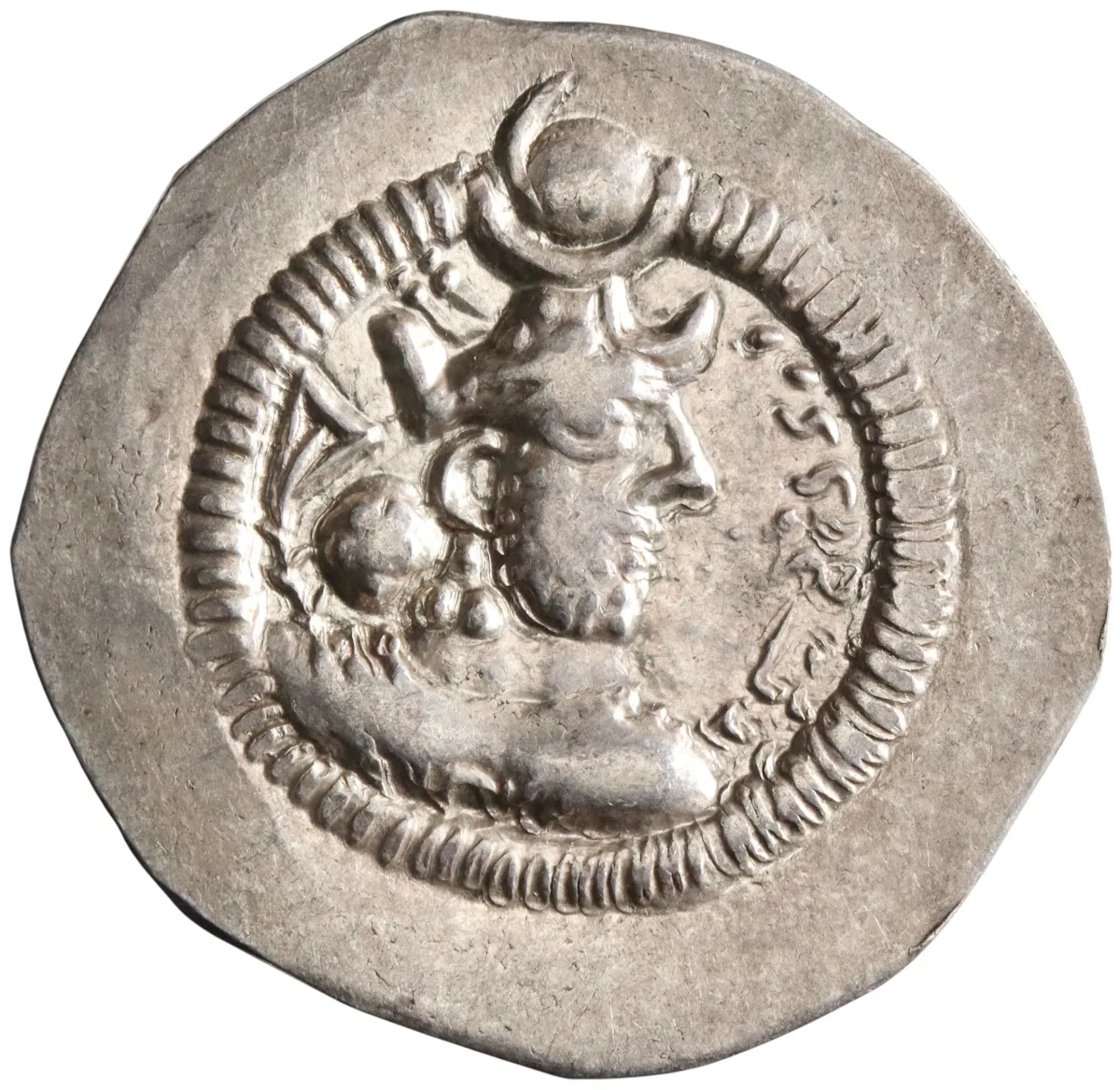 Sasanian: Peroz (457-484), silver drachm (3.71g), DA (Darabgird) mint, 457-484 CE.