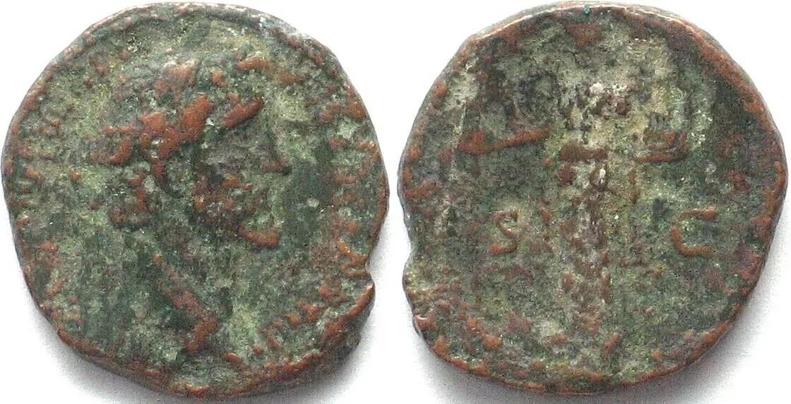 138-161 ANTONINUS PIUS (138-161). AE As, Liberalitas(?) standing, F+