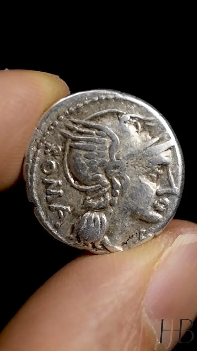 L. Flaminius Chilo. Denarius