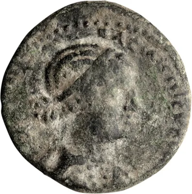 Cleopatra & Mark Antony. AE 19