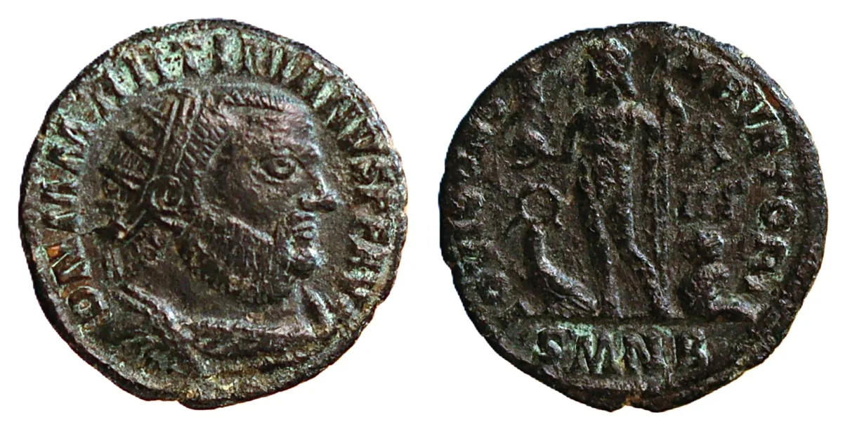 MARTINIAN (Usurper, 324). Follis. Nicomedia.